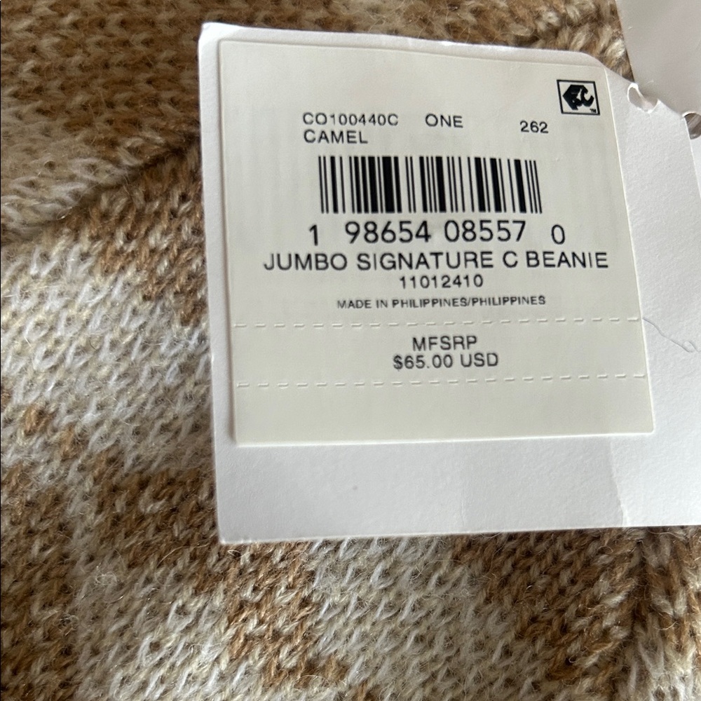 Coach Beige Knit Hat - Picture 9 of 11